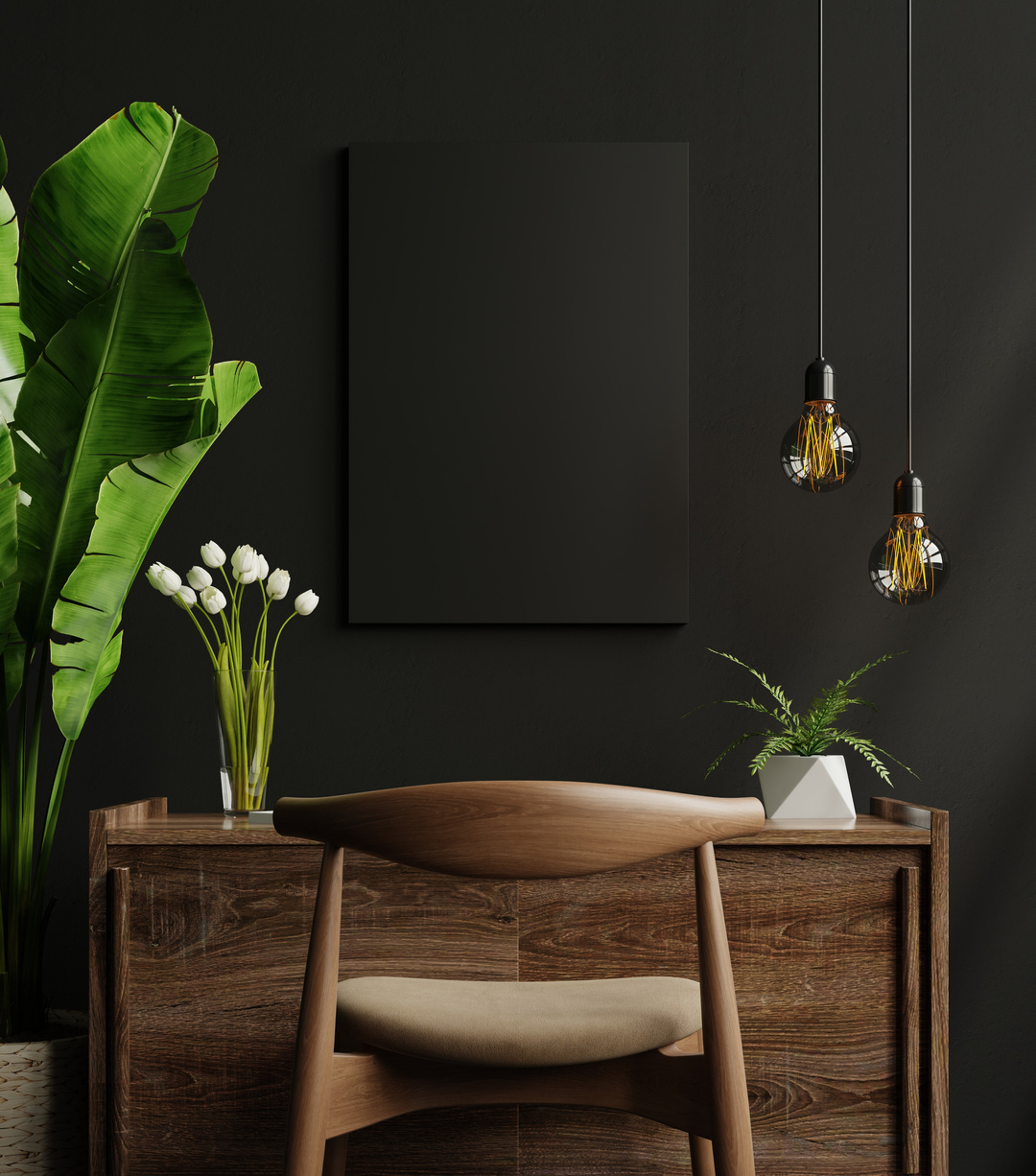 Mockup Modern Living Room Interior